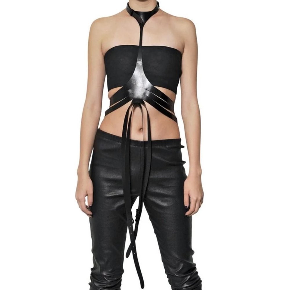 ANN DEMEULEMEESTER Leather Multi-Strap Harness